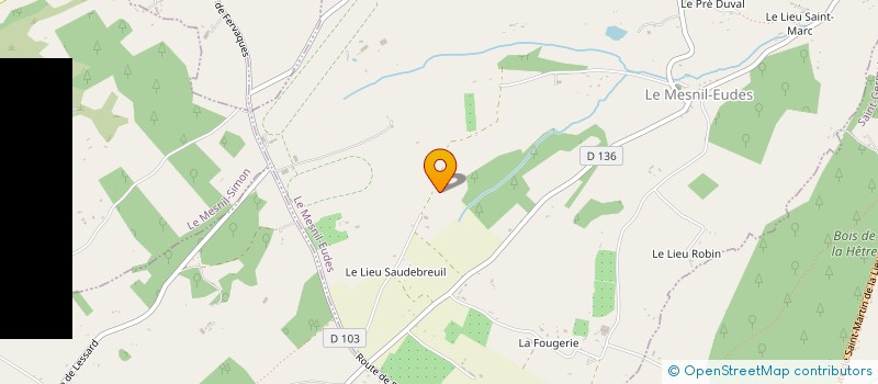 localisation de l'entreprise LE CHARME D'AUGE  LE MESNIL-EUDES