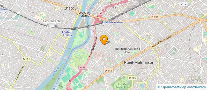 localisation de l'entreprise LE CHARME DU JARDIN à RUEIL-MALMAISON