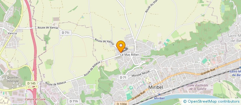 localisation de l'entreprise LE CHARME DU NATUREL à MIRIBEL