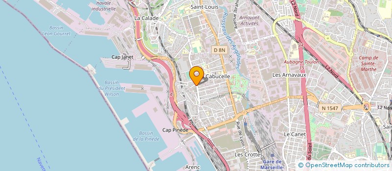 localisation de l'entreprise LE CHAROLAIS DE PROVENCE à MARSEILLE