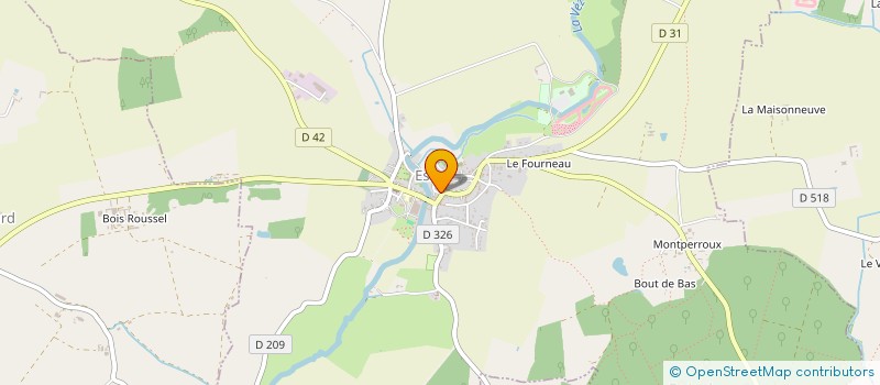 localisation de l'entreprise LE CHARPENTIER à ESSAY