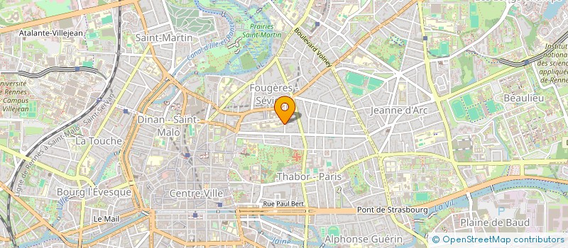 localisation de l'entreprise LE CHARPENTIER ET ASSOCIES  RENNES