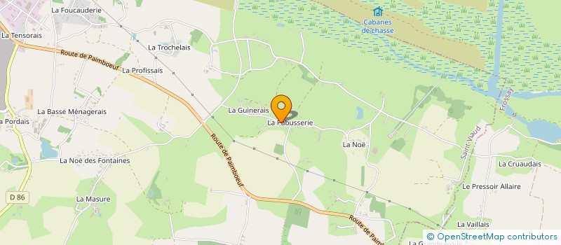 localisation de l'entreprise LE CHAS BEAUTE  SAINT-VIAUD