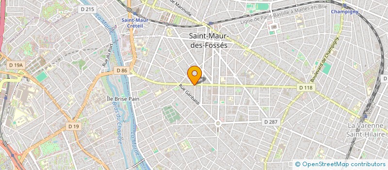 localisation de l'entreprise LE CHAS COLORE à SAINT-MAUR-DES-FOSSES