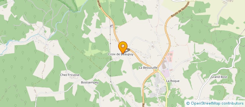 localisation de l'entreprise LE CHASSA à BRANTOME EN PERIGORD