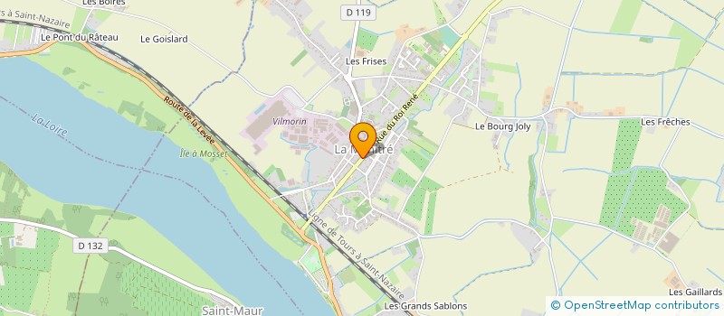 localisation de l'entreprise LE CHAT  LA MENITRE