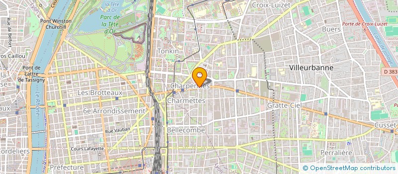 localisation de l'entreprise LE CHAT BEURRE  VILLEURBANNE