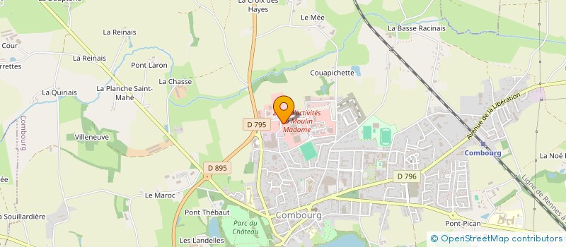 localisation de l'entreprise LE CHAT BIOTTE à COMBOURG