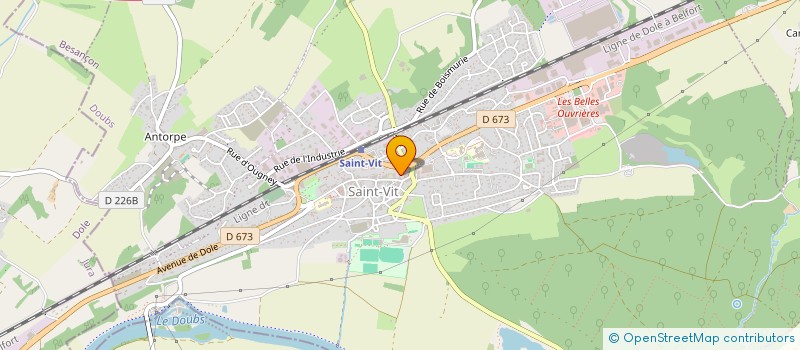 localisation de l'entreprise LE CHAT BLANC  SAINT-VIT