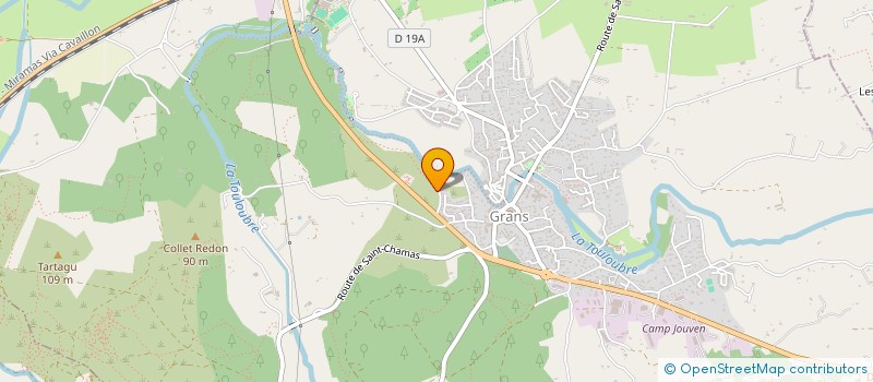 localisation de l'entreprise LE CHAT BLEU  GRANS