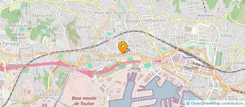 localisation de l'entreprise LE CHAT BOTTE à TOULON