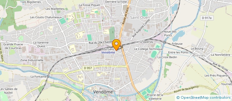 localisation de l'entreprise LE CHAT BOTTE à VENDOME