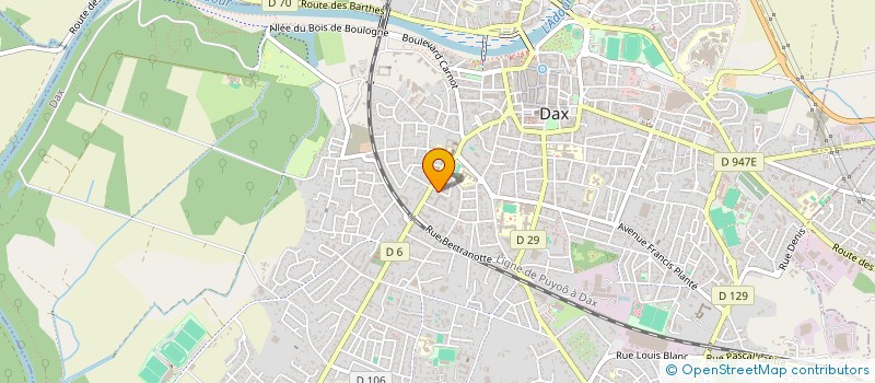 localisation de l'entreprise LE CHAT BOTTE à DAX