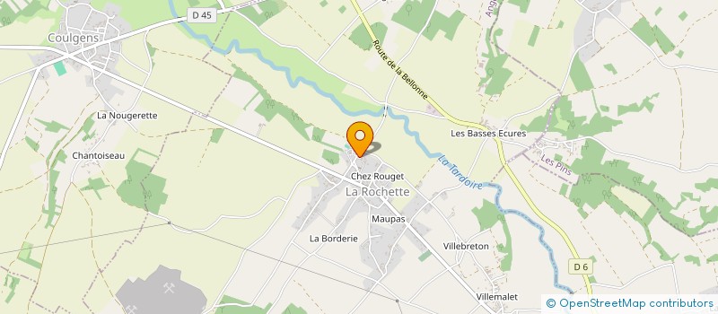 localisation de l'entreprise LE CHAT BOTTE à MOULINS-SUR-TARDOIRE