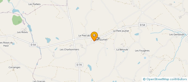 localisation de l'entreprise LE CHAT CASTRAIS à SAINT-DENIS-DE-JOUHET