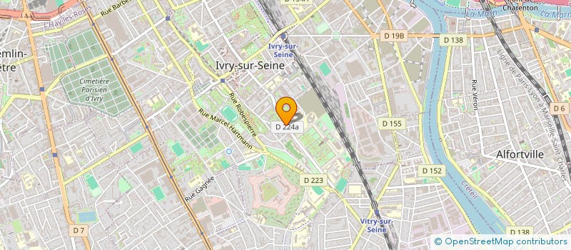 localisation de l'entreprise LE CHAT CITADIN  IVRY-SUR-SEINE