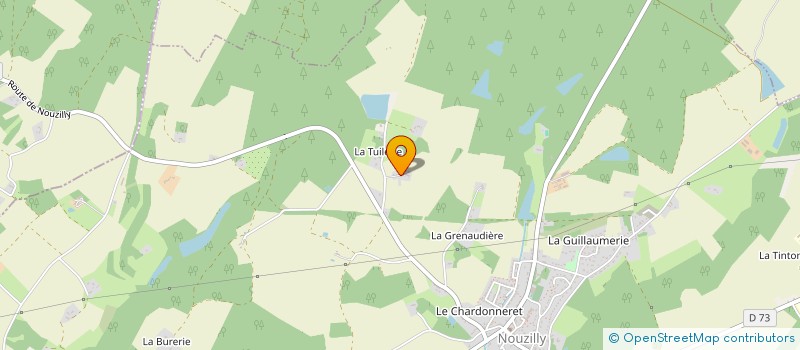 localisation de l'entreprise LE CHAT DES CHAMPS  NOUZILLY