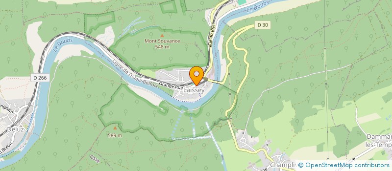 localisation de l'entreprise LE CHAT DES LAISSEY  LAISSEY