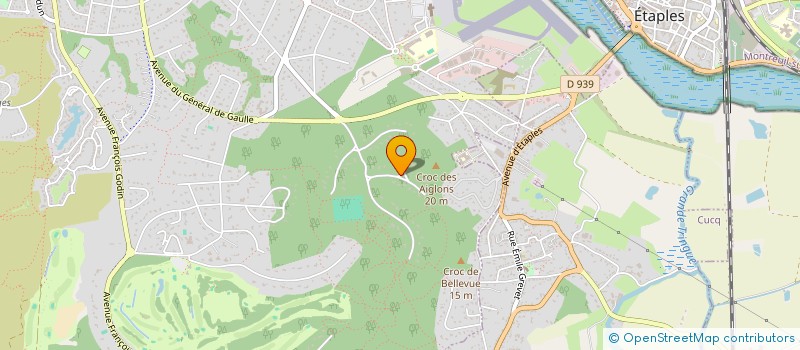 localisation de l'entreprise LE CHAT ET LA POULETTE à LE TOUQUET-PARIS-PLAGE