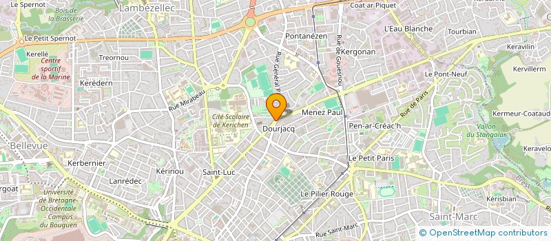 localisation de l'entreprise LE CHAT ET LA SOURIS à BREST