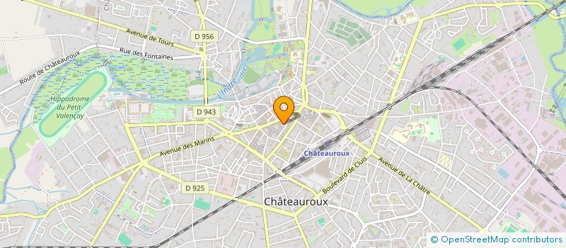 localisation de l'entreprise LE CHAT FERRE à CHATEAUROUX