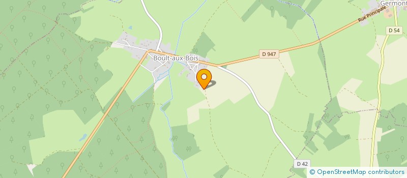 localisation de l'entreprise LE CHAT HUANT  BOULT-AUX-BOIS