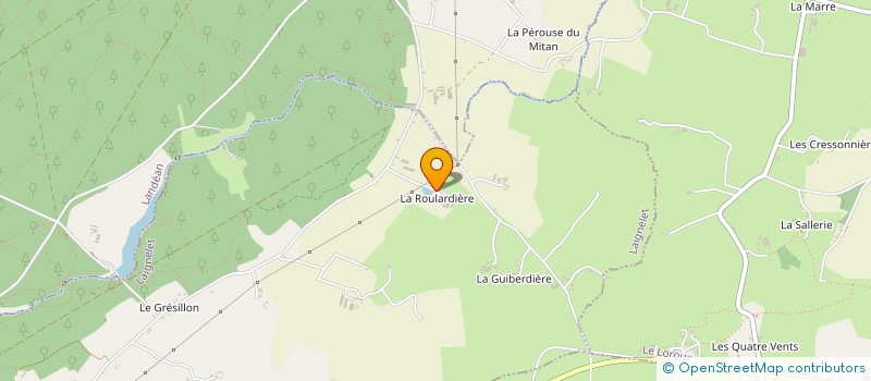 localisation de l'entreprise LE CHAT JAUNE  LAIGNELET