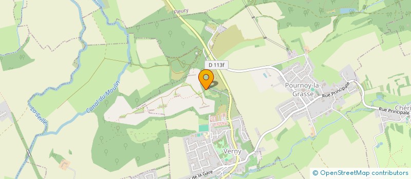 localisation de l'entreprise LE CHAT L'ANGE  VERNY