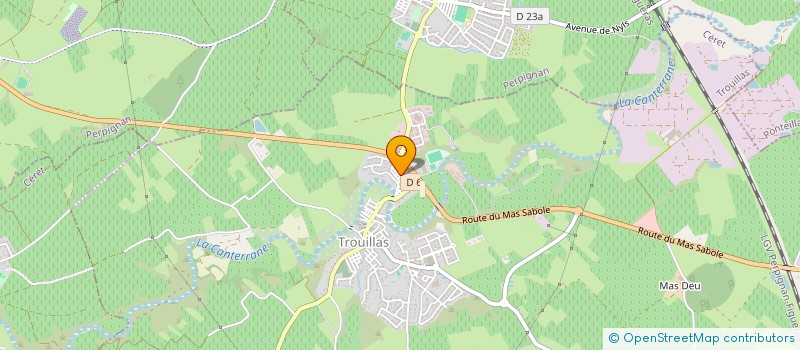 localisation de l'entreprise LE CHAT L'ANGE  TROUILLAS