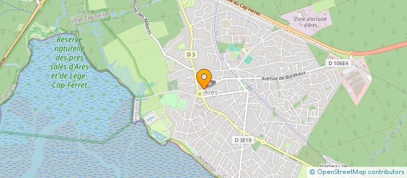 localisation de l'entreprise LE CHAT LENT  ARES