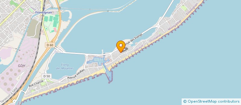 localisation de l'entreprise LE CHAT LIBRE à FRONTIGNAN