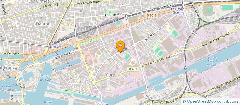 localisation de l'entreprise LE CHAT.NET à LE HAVRE