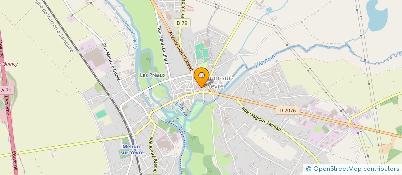 localisation de l'entreprise LE CHAT QUI FUME  MEHUN-SUR-YEVRE