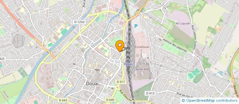 localisation de l'entreprise LE CHAT QUI LIT ASSOCIATION DES PROFESSEURS DOCUMENTALISTES DU DOUAISIS à DOUAI