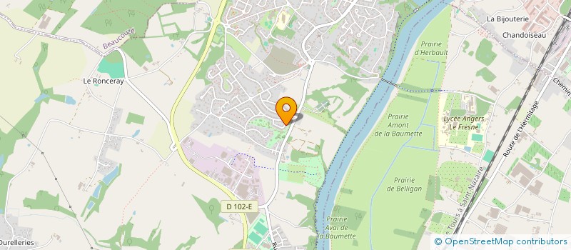 localisation de l'entreprise LE CHAT QUI LOUCHE  BOUCHEMAINE