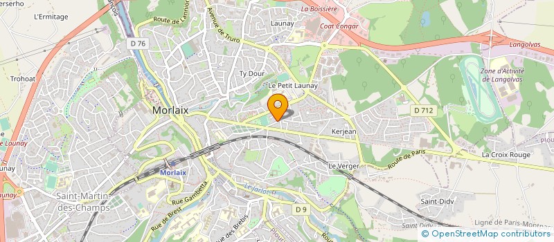 localisation de l'entreprise LE CHAT QUI SOURIS à MORLAIX