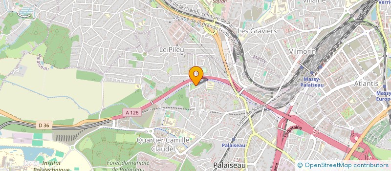 localisation de l'entreprise LE CHAT VOLANT à PALAISEAU
