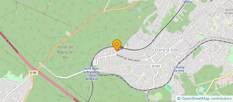 localisation de l'entreprise LE CHATAM  L'ETANG-LA-VILLE