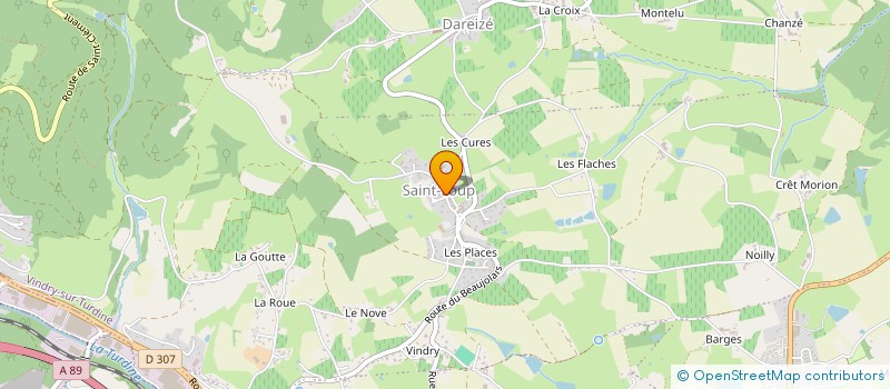 localisation de l'entreprise LE CHATARD  SARCEY