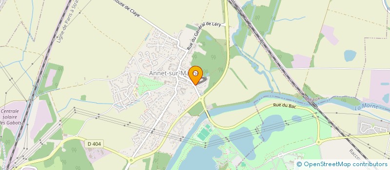 localisation de l'entreprise LE CHATEAU 2  ANNET-SUR-MARNE