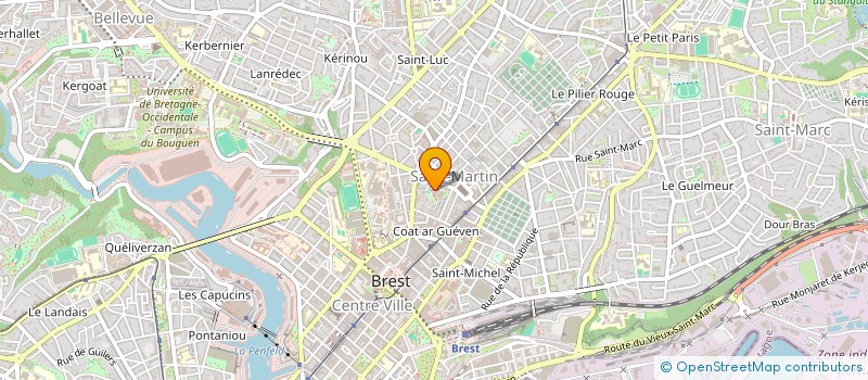 localisation de l'entreprise LE CHATEAU 21  BREST