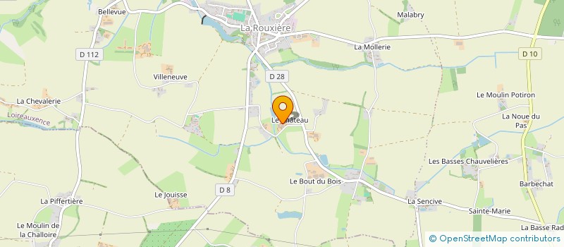 localisation de l'entreprise LE CHATEAU à LOIREAUXENCE