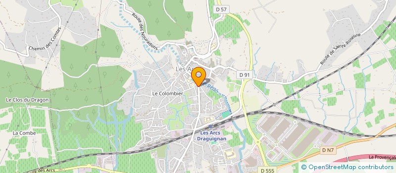 localisation de l'entreprise LE CHATEAU à LES ARCS