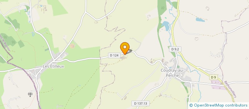 localisation de l'entreprise LE CHATEAU à COUDRAY-AU-PERCHE