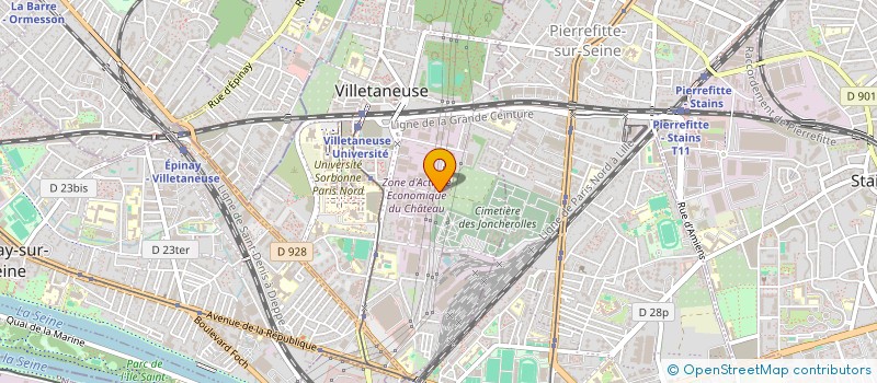 localisation de l'entreprise LE CHATEAU 78  VILLETANEUSE