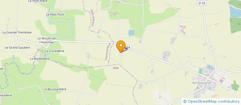 localisation de l'entreprise LE CHATEAU  CHATEAUBOURG