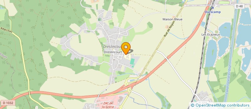 localisation de l'entreprise LE CHATEAU  RIBECOURT-DRESLINCOURT