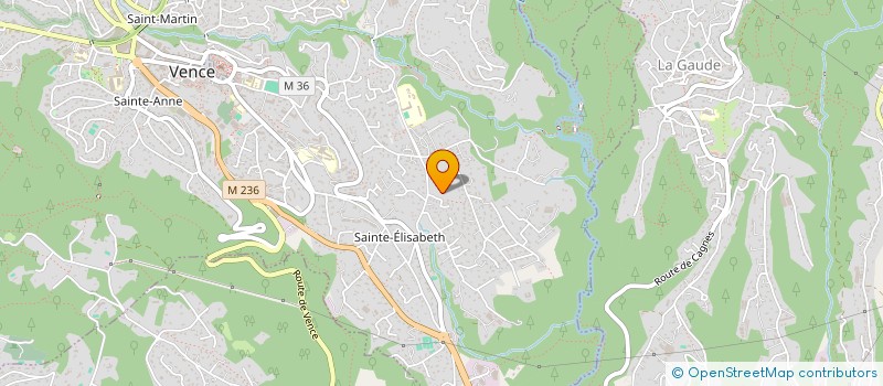 localisation de l'entreprise LE CHATEAU  VENCE