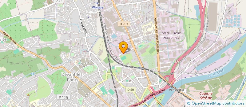 localisation de l'entreprise LE CHATEAU  METZ