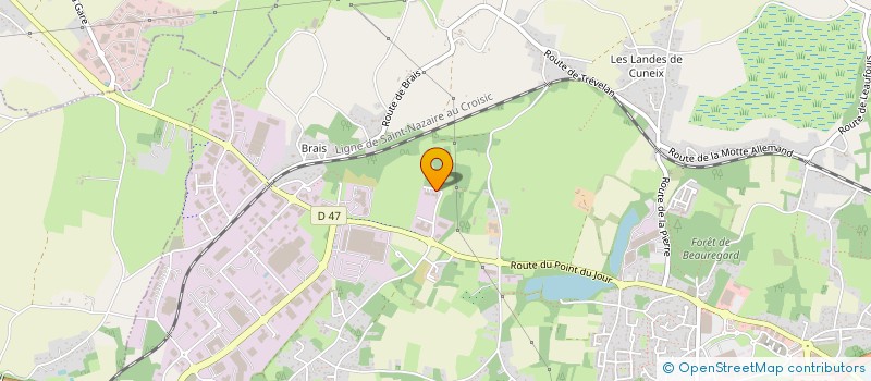 localisation de l'entreprise LE CHATEAU  SAINT-NAZAIRE